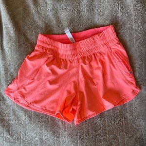 8 Lululemon Tracker Short V 4" Sunset
